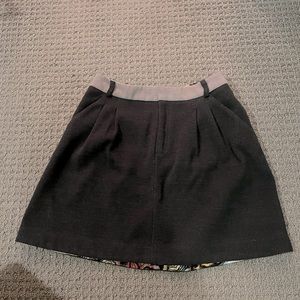 Wool blend fall skirt